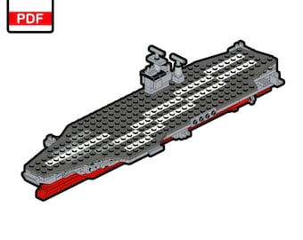 LEGO USS ノースカロライナ戦艦 MOC - 組み立て説明書 - Etsy 日本