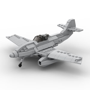 LEGO Messerschmitt Me-262 Fighter Bomber MOC - Instruções de Construção