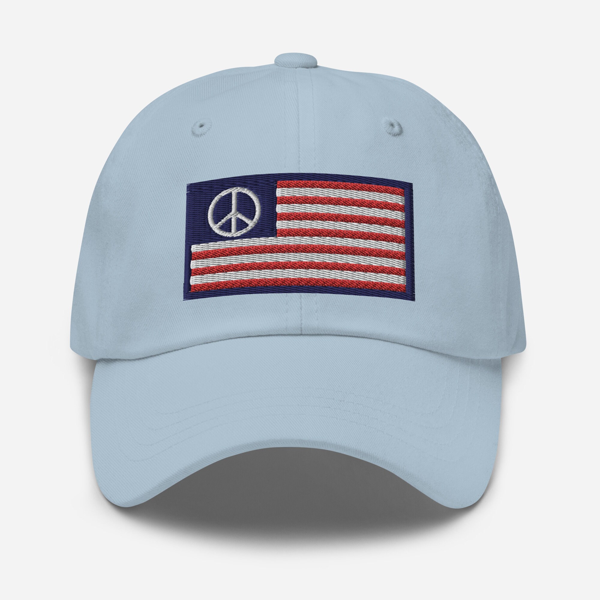 Peace Sign Caps USA Peace Sign Flag Hat, USA Lovers, USA Peace Cap, Mens Hat, Womens ...