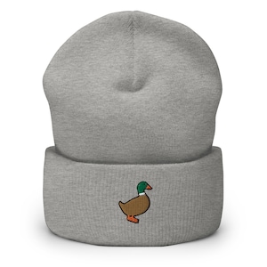 Ente, Entenvogel Mütze Wintermütze Umgeschlagene Beanie