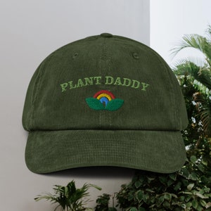 Plant Daddy Corduroy Dad Hat for Plant Lover - Multiple Colors