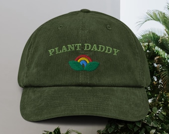 Plant Daddy Corduroy Dad Hat for Plant Lover - Multiple Colors