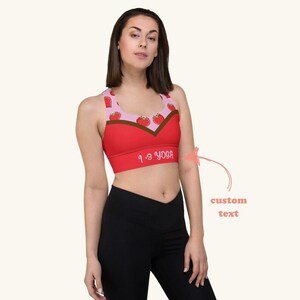 Longline sports bra