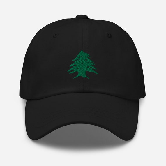Lebanese Dad-hat, Lebanon Embroidered Patch Cedar Tree Flag, Souvenir Gifts  Multiple Colors 