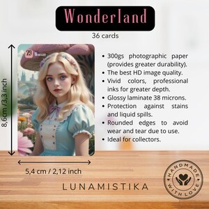 NEW! WONDERLAND Lenormand, Oracle Inspired by Wonderland, Lenormand ...