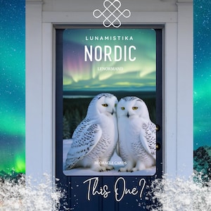 Nordic Lenormand, tarjetas lenormand, nordic oracle deck, lenormand karten, cartes lenormand, aurora boreal deck, lenormand deck