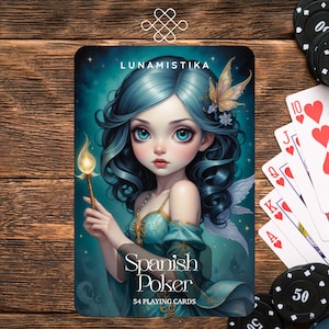 NEW Baraja de Póker Española Única – Naipes de Lujo | Mezcla de Póker y Baraja Española | Edición Exclusiva para Jugadores y Coleccionistas