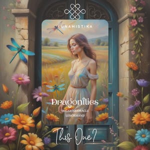 NEW Dragonflies Lenormand – 36-Card Deck | Dragonfly Oracle | Spiritual Divination Cards
