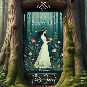 NEW Serenity lenormand , Modern Lenormand, Melancholic Oracle, forest Lenormand, Lenormand Illustration, Divination Cards