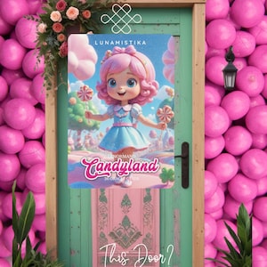 Jeu d'Oracle Lenormand Candyland : 36 cartes divinatoires sur le thème du sucré inspirées d'un monde fantastique de confiserie.