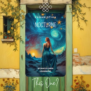 NEU Nocturne Lenormand Orakel: 36 von der Sternennacht inspirierte Wahrsagekarten für mystische Lesungen