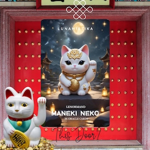 Maneki Neko Lenormand - Oracle of 36 Cards Inspired by the Lucky Feline for Divination