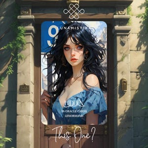 NEW Hidden Lenormand: Vintage Anime Deck with Women and Occult Elements - Handmade Esoteric Cards