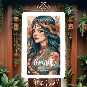 NEW Spirit LEnormand, flowers lenormand, oracle deck, boho deck, adivination cards, Lenormand, cards lenormand, Lenormand karten