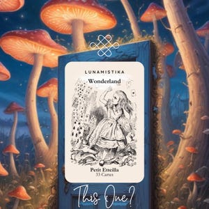 Wonderland Etteilla - Baraja Petit Etteilla de 33 Cartas | Tarot Adivinatorio País de las Maravillas