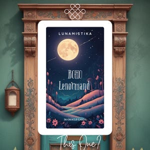 Lenormand bohemy, flowers lenormand, oracle deck, boho deck, adivination cards, Lenormand, cards lenormand, Lenormand karten