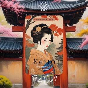 NEW Keito – Mazo Japonés de Cartas | Oráculo de Sabiduría y Cultura Japonesa | Hecho a Mano