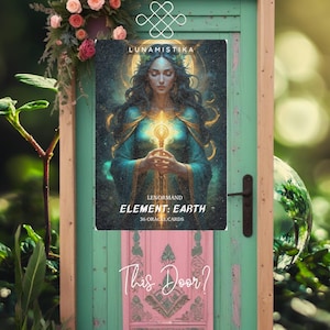 Element: Earth Lenormand, oracle with 36 illustrations based on the Earth element