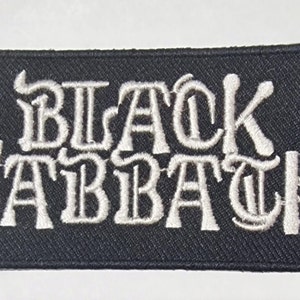 BLACK SABBATH FLAG  Embroidered iron-On/sew-On Badge-Patch