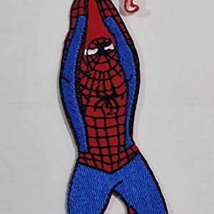Spiderman Patch Iron on Embroidered Badge Patch Spider 