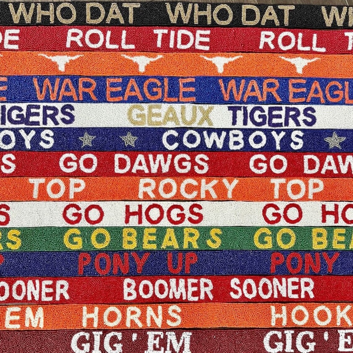 Beaded Purse Strap Beaded Bag Strap College Purse Strap Etsy