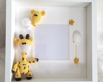 3D photo frame for the baby giraffe