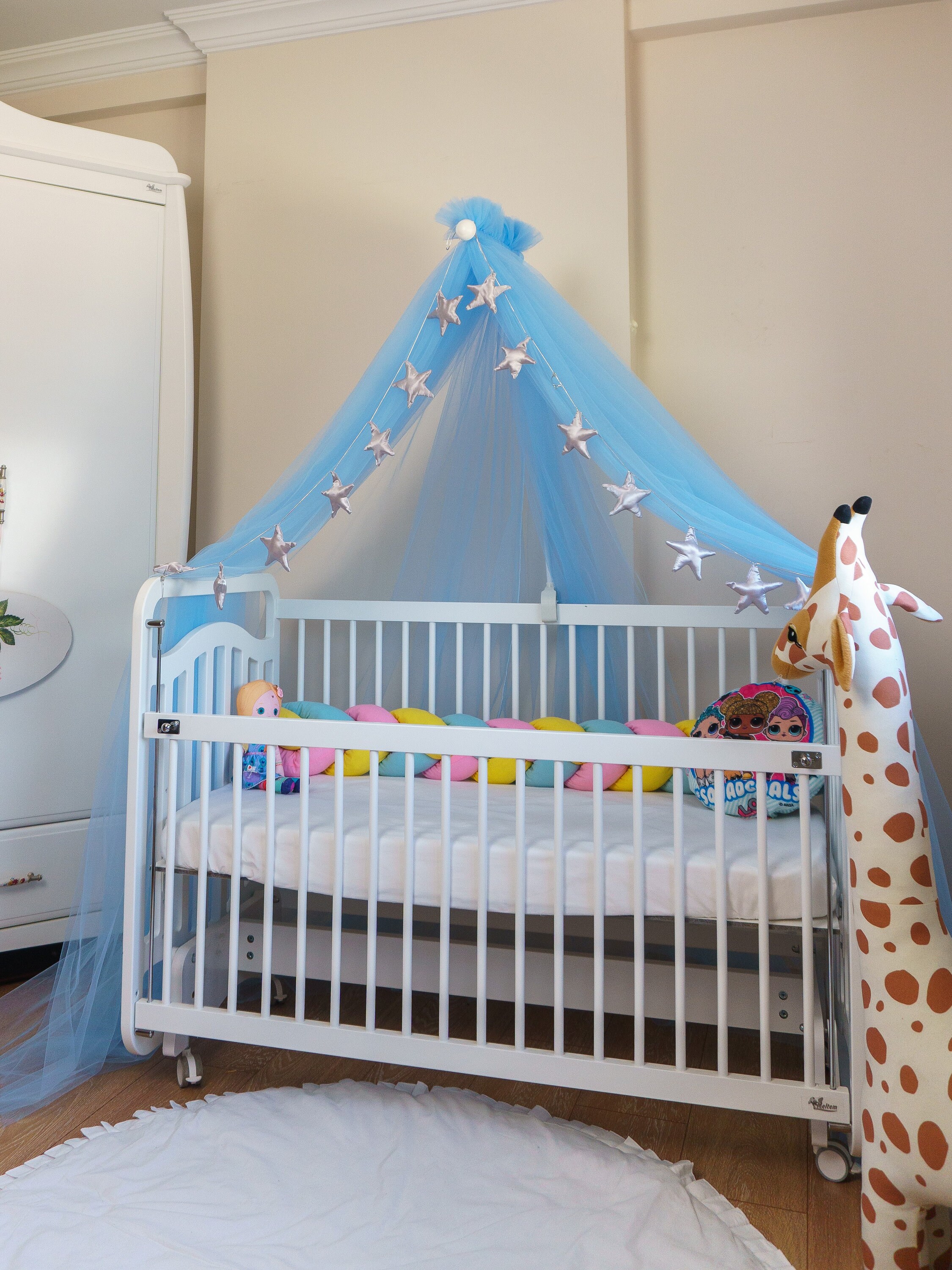 Baby Crib Mosquito Nets for Bed Canopy, Canopy for Baby Cribs, Mosquito