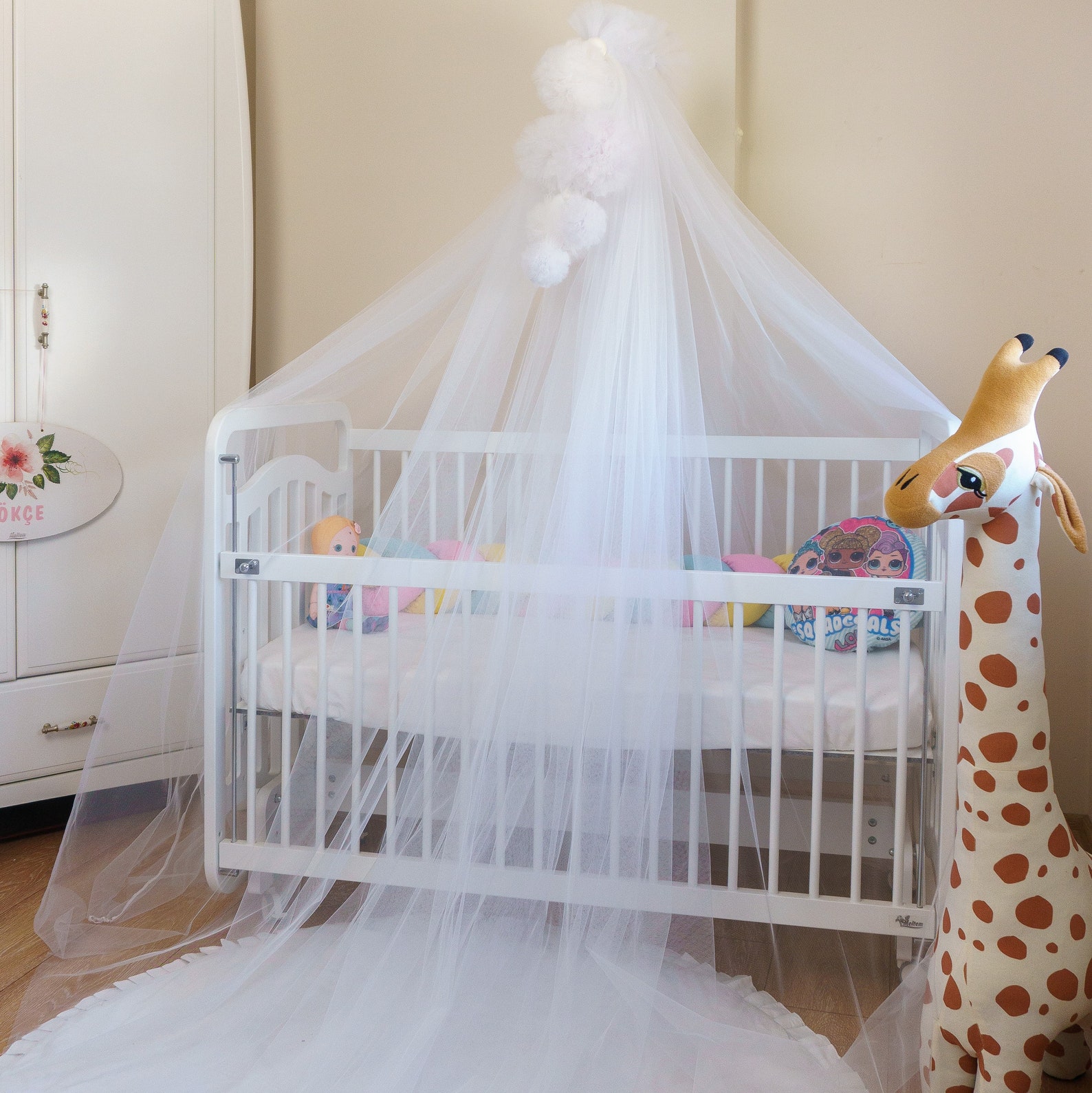Baby Crib Mosquito Nets for Bed Canopy, Canopy for Baby Cribs, Mosquito