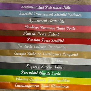 Set di 13 nastri tipo cerimonia laica