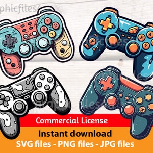 Video game controller svg, game controller png - video gamer svg, video game controller digital files, gamer svg, game controller clipart,