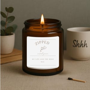 Candle labels medical professional, candle label template for nurses, editable candle tag, sarcastic candle label edited using CANVA