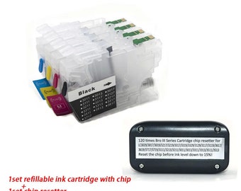 LC3211 LC3213 Refillable Ink Cartridge And Chip For Brother DCP-J772DW DCP-J774DW MFC-J890DW J895DW J572DW J491DW 497DW printer