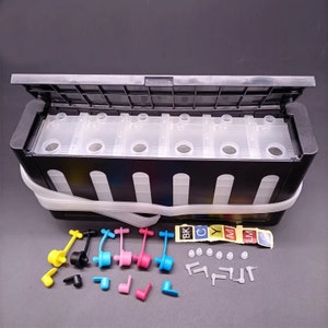 6 Color 100ml CISS External Case Continuous Ink Supply System DIY Tank Parts Kit For HP Epson Canon