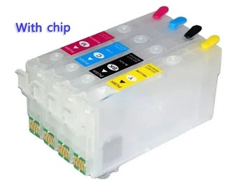 822XL 812 812XL 822 Refillable Ink Cartridge with Chip for Epson WF-7310 WF-7820 7830 7835 7840 7845 EC-C7000