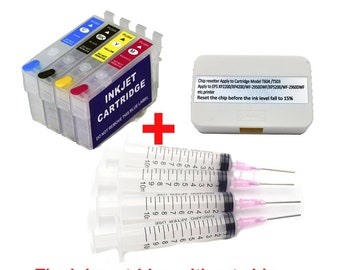 604 604xl Refill Ink Cartridges Without Chip And Resetter For Epson XP-2200 XP 2205 3200 3205 4200 4205 WF 2910 2930 2935 2950