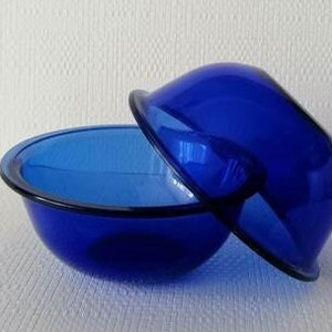 Cobalt Blue Glasses and Bowls