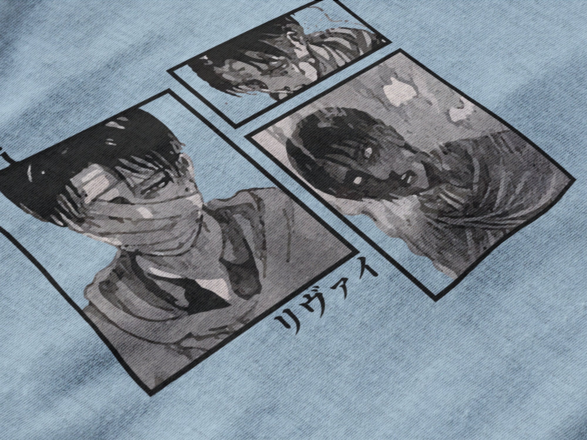 Discover Unisex Levi Ackerman Face Tshirt, Attack On Titan Shirt, Levi Aot, Shingeki No Kyojin Tshirt, Survey Corps, Wings Of Freedom, Anime Clothing