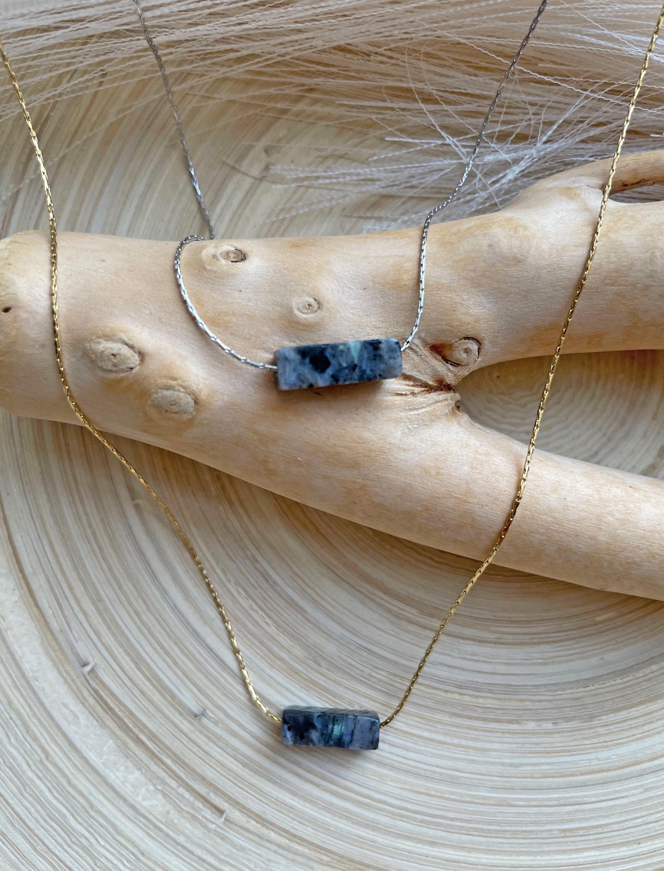 Larvikite Pendant - Etsy