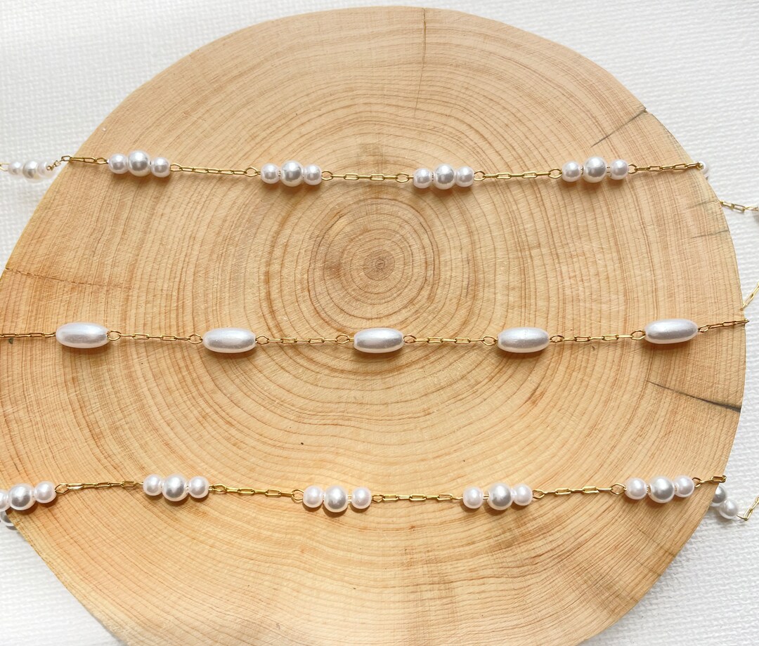 Nina Dainty Pearl Necklace main image 1