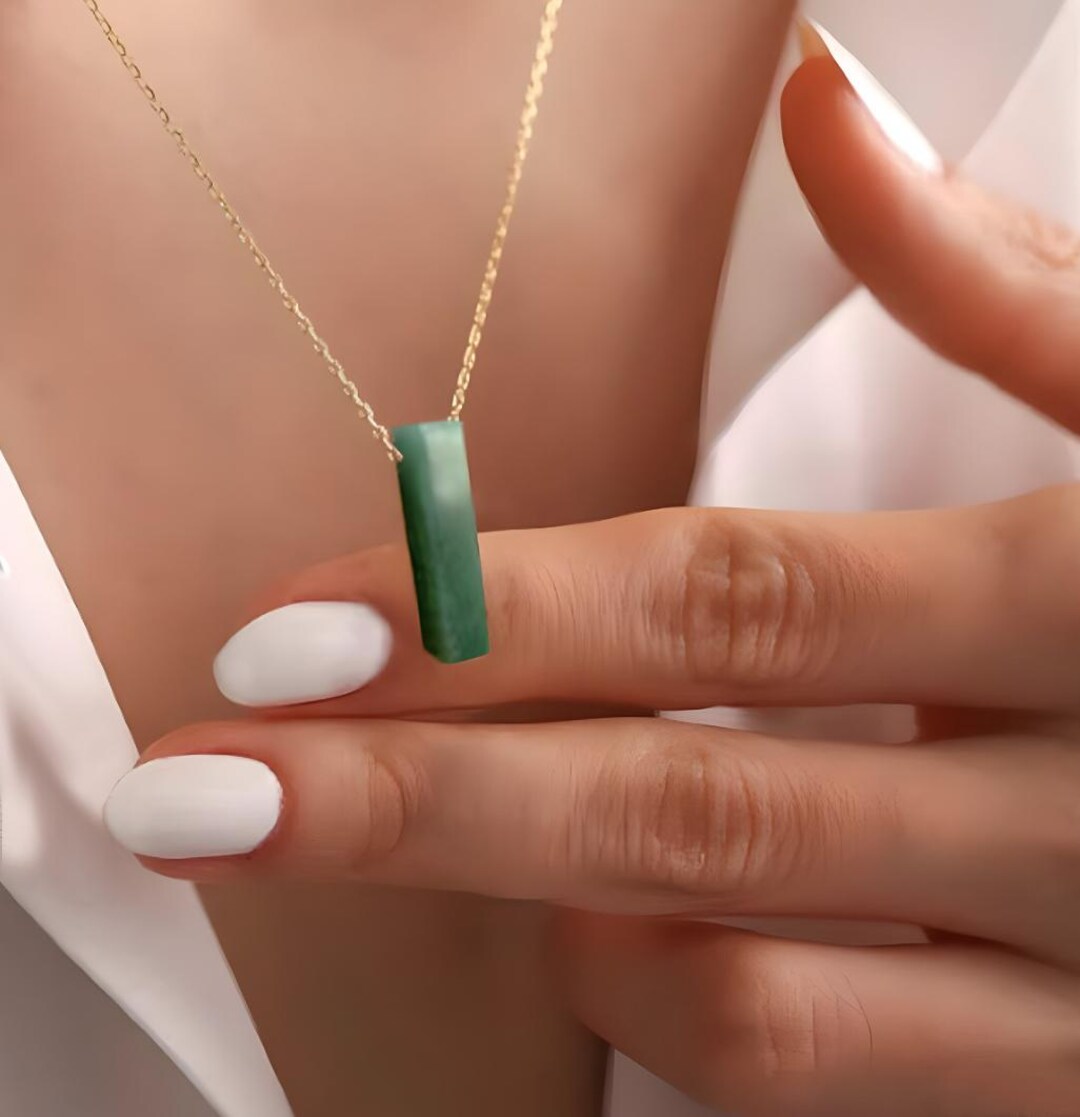 N051 'Everyday' Jade Pendant Necklace
