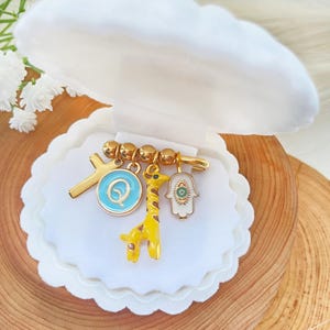 Personalized Gold Baby Pin | Baby Brooch | Stroller Pin | Baby Shower | Keepsake Pin | Bridal Pin | Includes Shell Gift Box