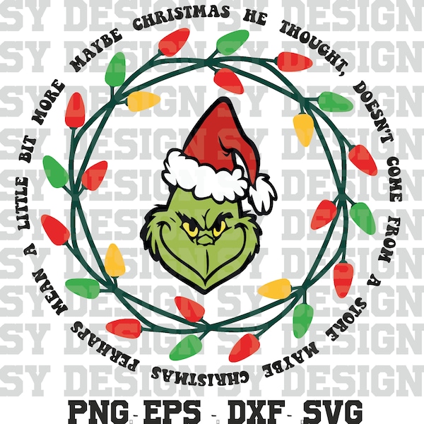 The Grinch Quote Etsy