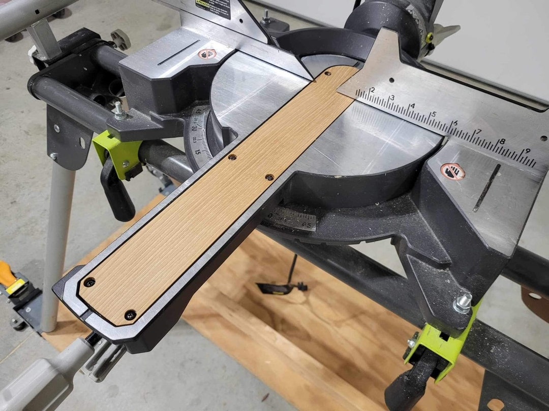 Ryobi Sliding Miter Saw Zero Clearance Insert Etsy