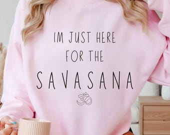 Savasana Yoga T-Shirt, Meditation Apparel, Namaste Lover Gift