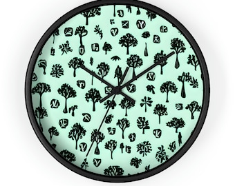 tree of life wall clock, minimalist wall clock, tree of life, wall clock, wall clock unique, Tree of Life Black Wall Clock, tree clock,tree
