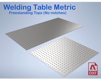 Welding Table Top - Metric - Laser cutting DXF files