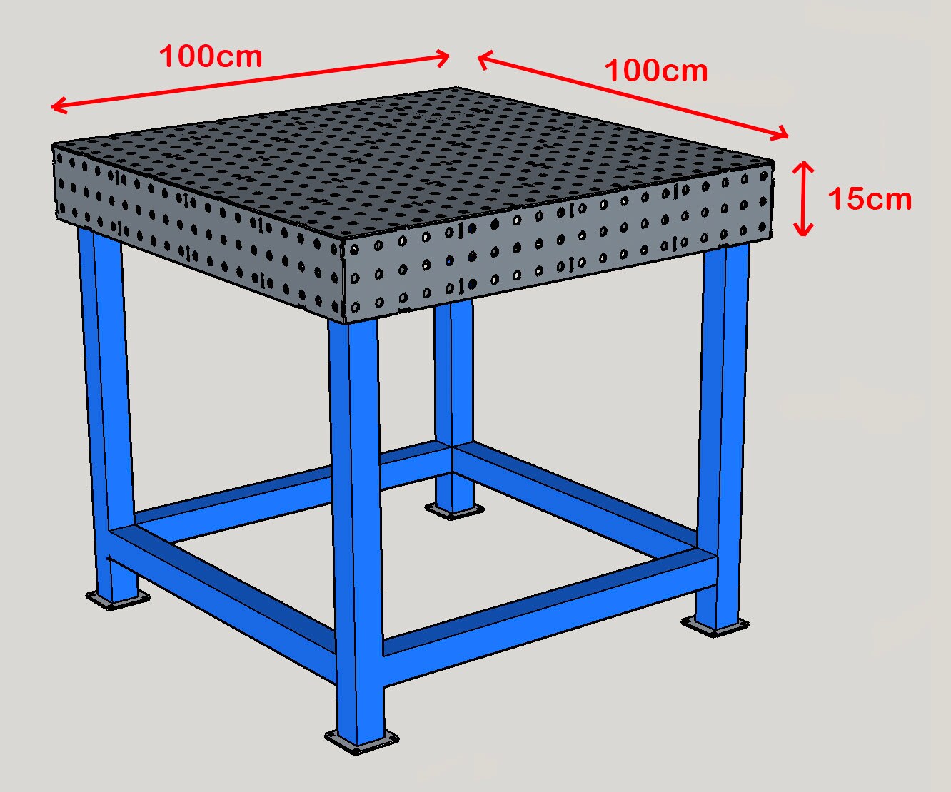 Welding Table & Accessories 100cm X 100cm X 6mm Laser Etsy