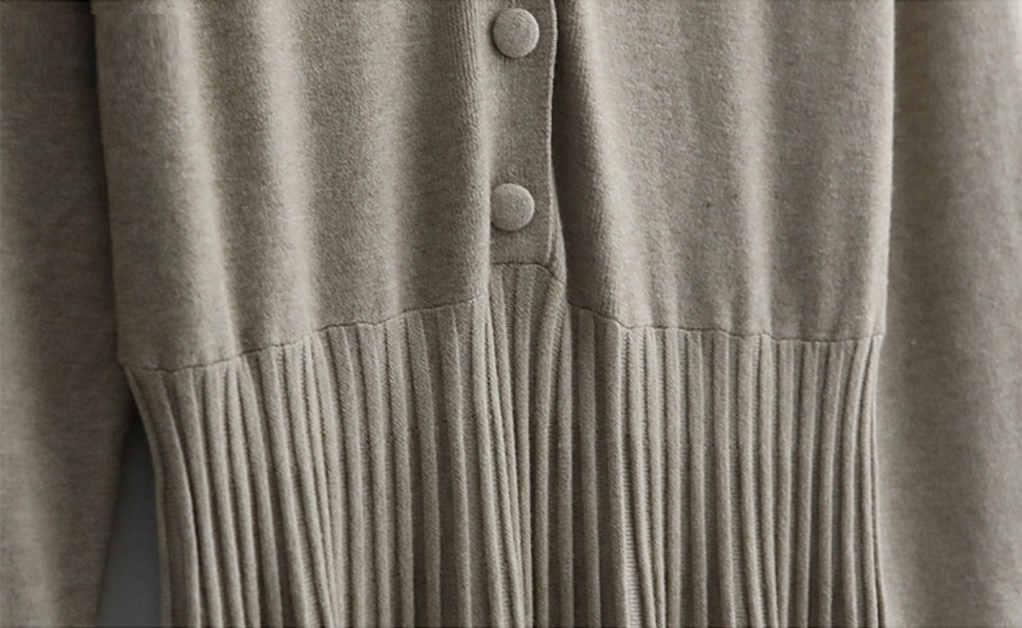 belted knitted dress