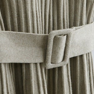 belted knitted dress