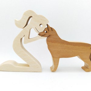 Mulher e Husky